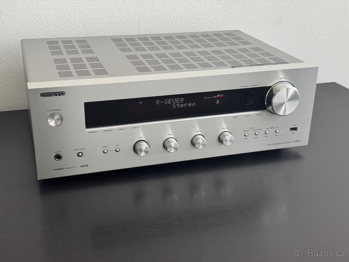 Stereo Receiver Zesilovač ONKYO TX-8050 DLNA USB dálkové ovl - 2