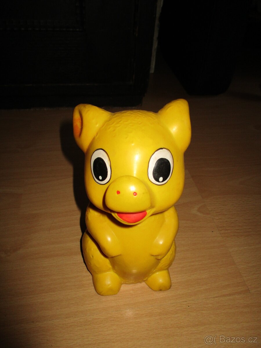 retro gumové pískací hračky - 2