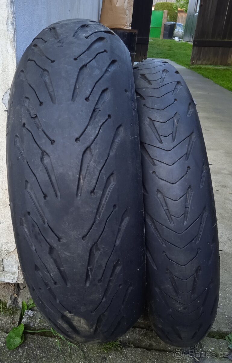 Michelin Road 5 - 2CT, zánovní sada 190/55/17+120/70/17 - 2