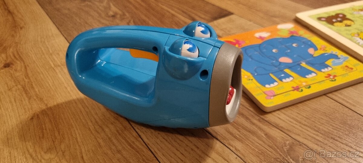 Playskool mluvící baterka, woody zvířecí hlavy, puzzle slon - 2