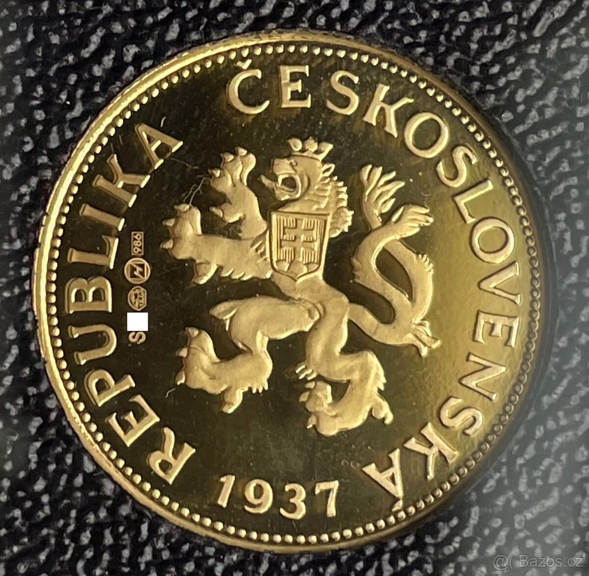 Au, Ag, Cu, Ms ZKUŠEBNÍ ODRÁŽEK - 5Kč 1937 / 2001-TOP - 2