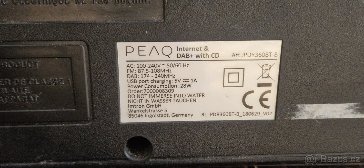 Internetové rádio PEAQ - 2