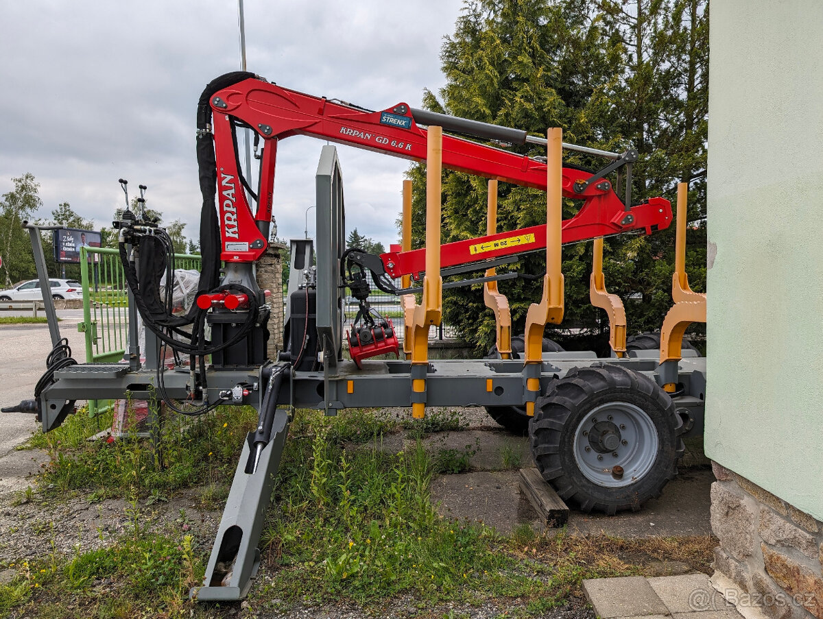 Vyvážecí vlek PTR13T-Stepa s rukou Krpan - 2