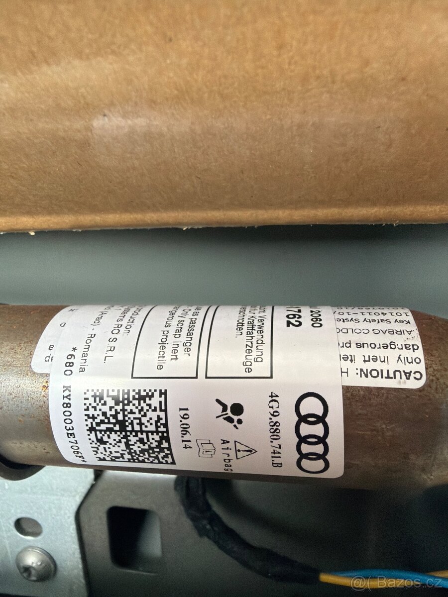 Audi a6 c7 levy stropní airbeg - 2