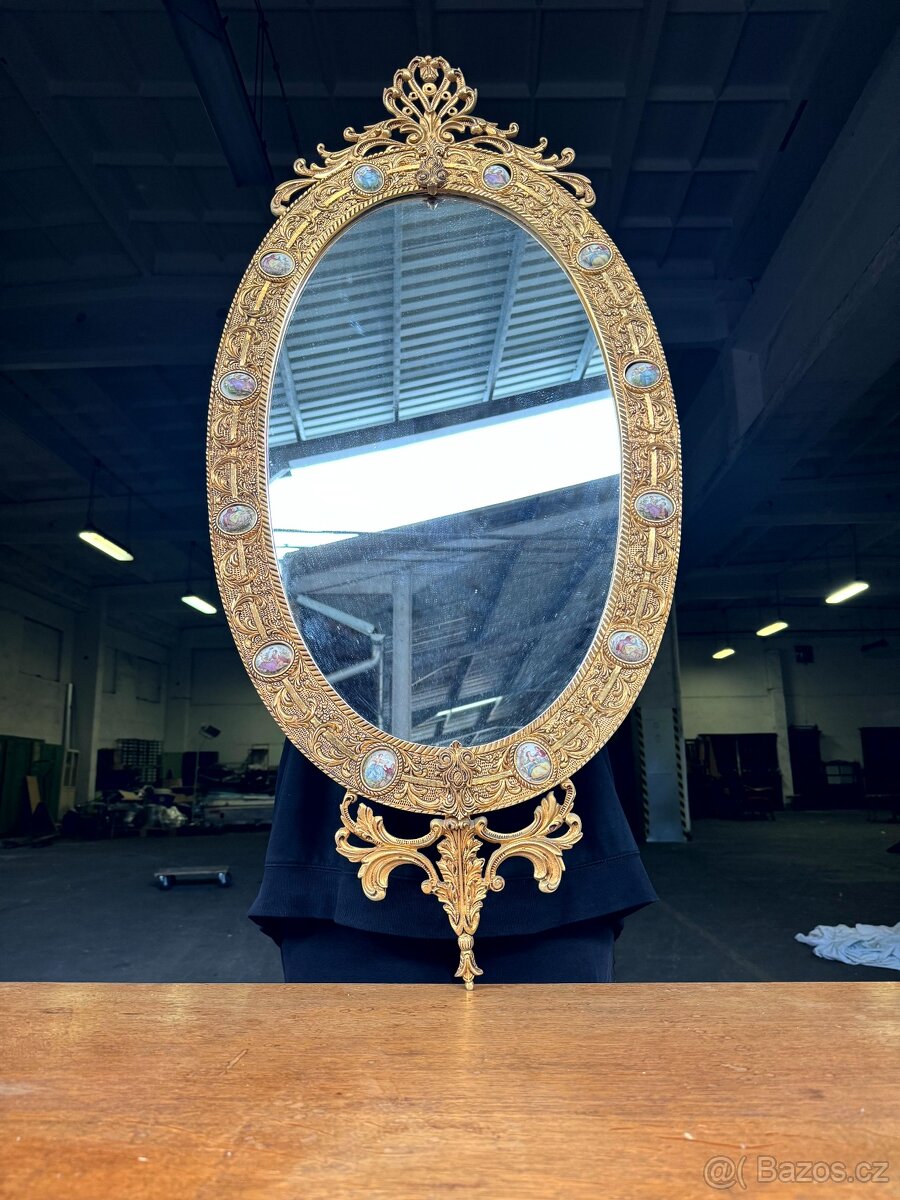 Zrcadlo a konzole s mramorem (132051) - 2