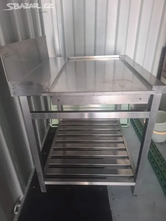 Nerezový stůl k myčce-výstupní - 2