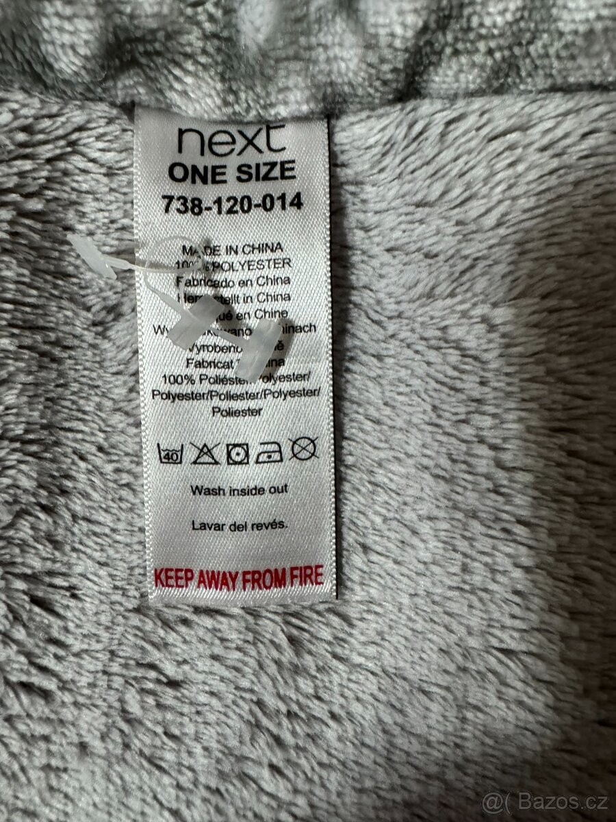 Plyšová teplá deka se sovičkou NEXT - 2