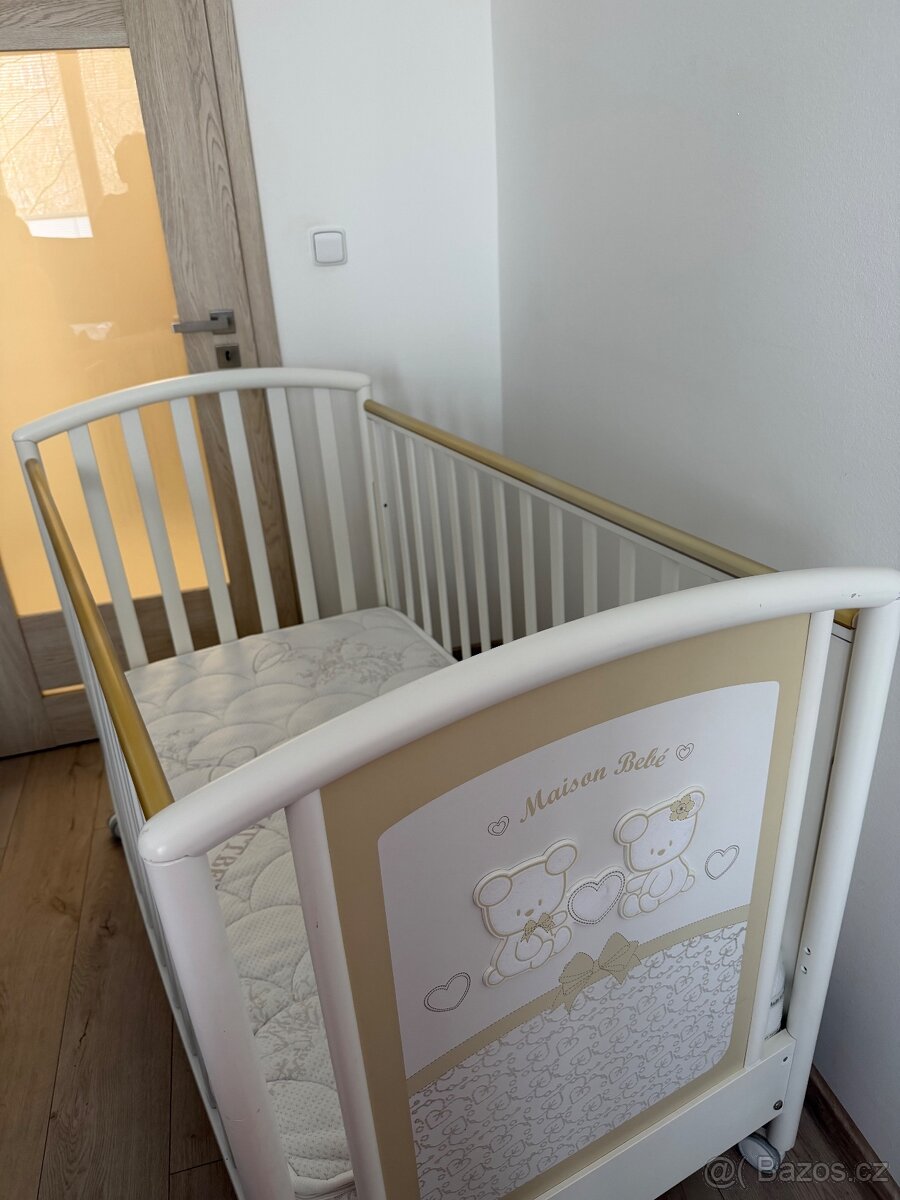 Dětská postýlka Maison Bebé s matrací Mattbel - 2