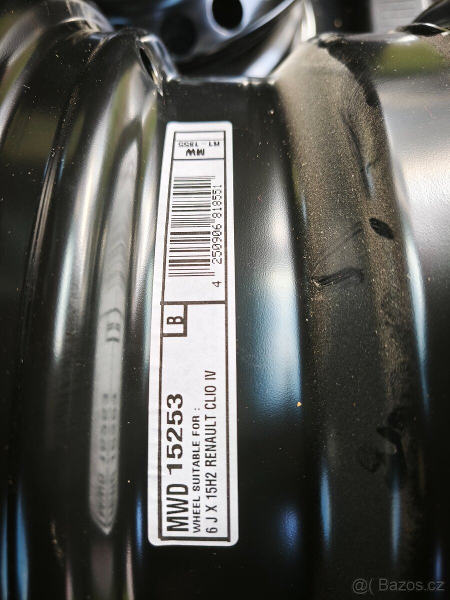 Plechové disky R15 6J E40 - 2