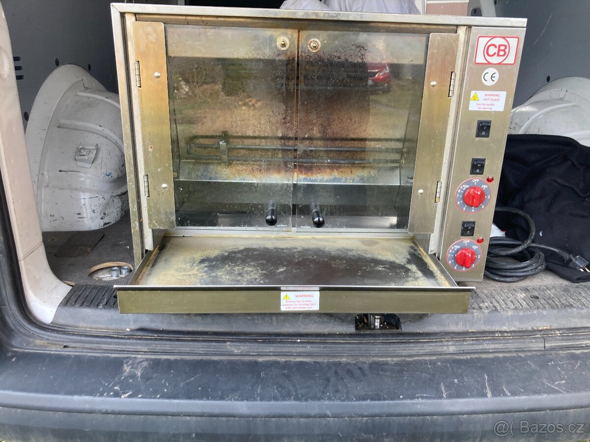 GRIL NA KUŘATA CB E-6P - Profi - Gastro - 2