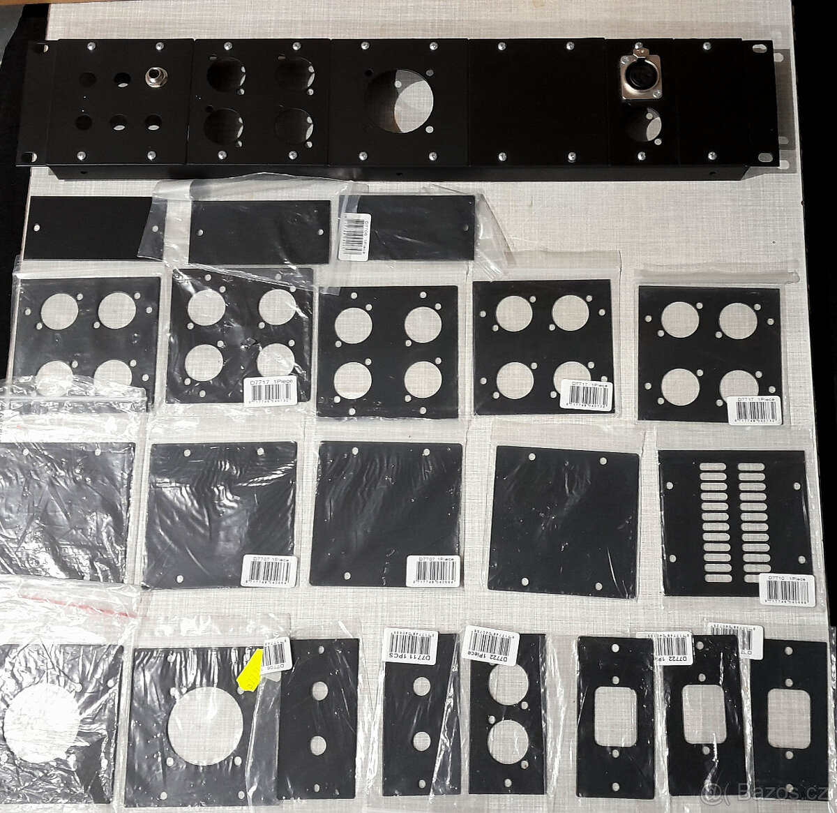 Panel 19"pro moduly, 2U - 2
