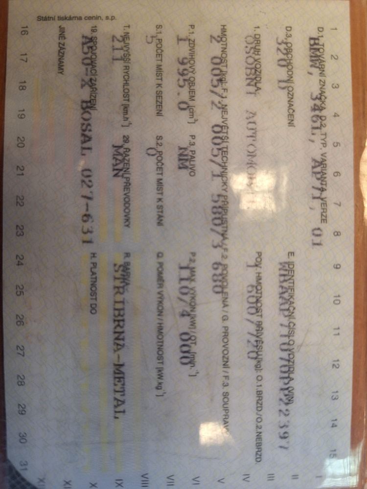 BMW řada 3 320D - 2