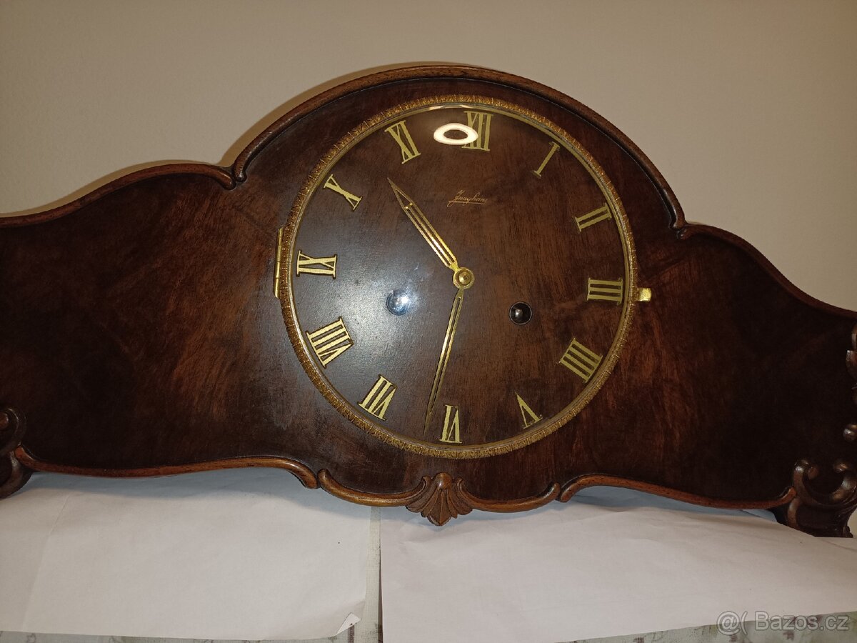 Junghans hodiny starožitný krbové stolní - 2