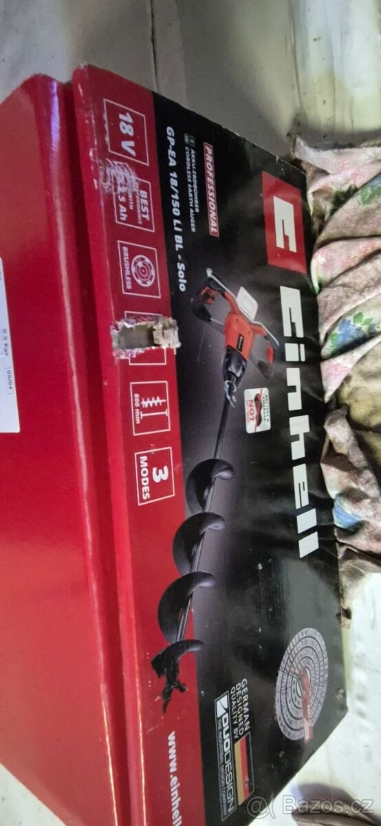 zemní vrták GP-EA 18/150 Li BL-Solo Einhell Professional - 2