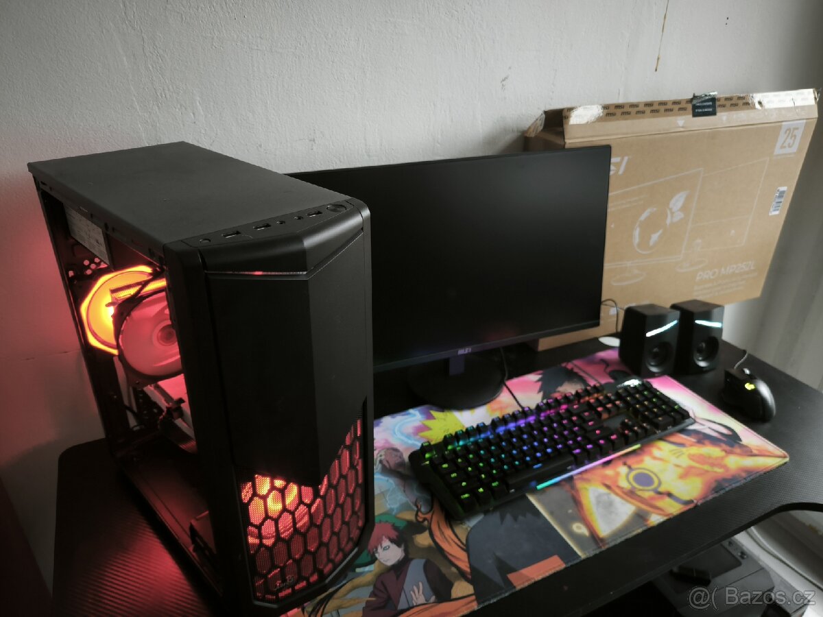 KOMPLET HERNÍ PC SESTAVA I7 7700 RX 580 8GB WIN 11 - 2