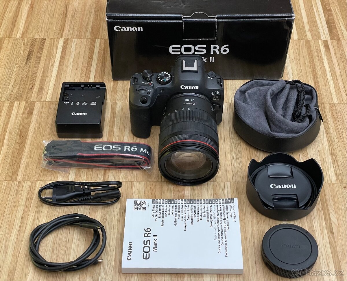 Canon EOS R6 mark II + 24-105, 14-35, 70-200 (vše RF f/4 L) - 2