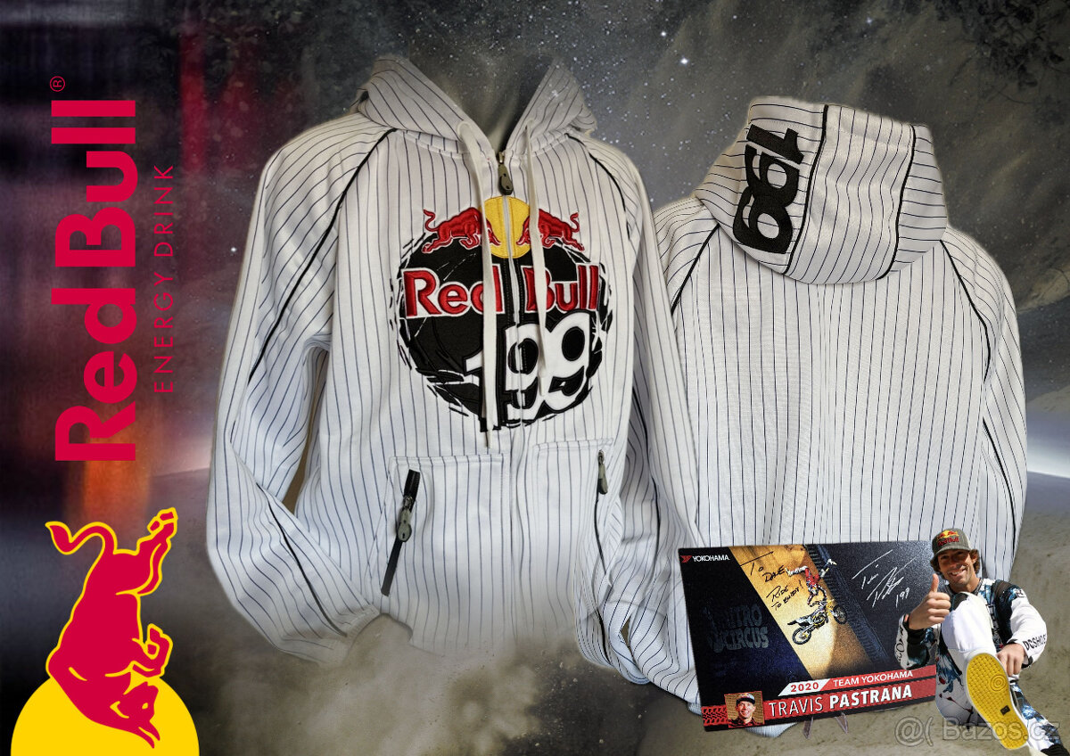 RED BULL HELMA + OKULIARE KINI + MIKINA + KARTA - 2