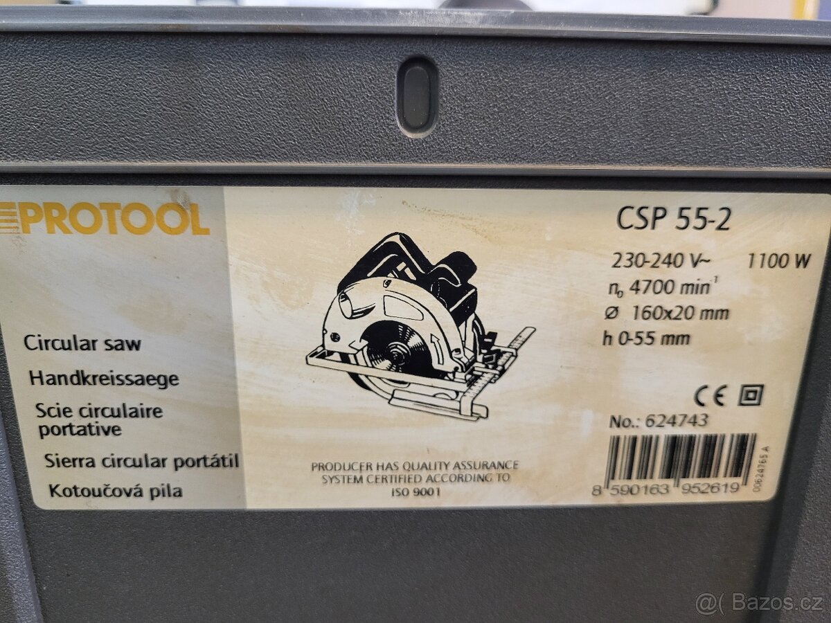 Ruční kotoučová pila PROTOOL - NOVÉ - 2