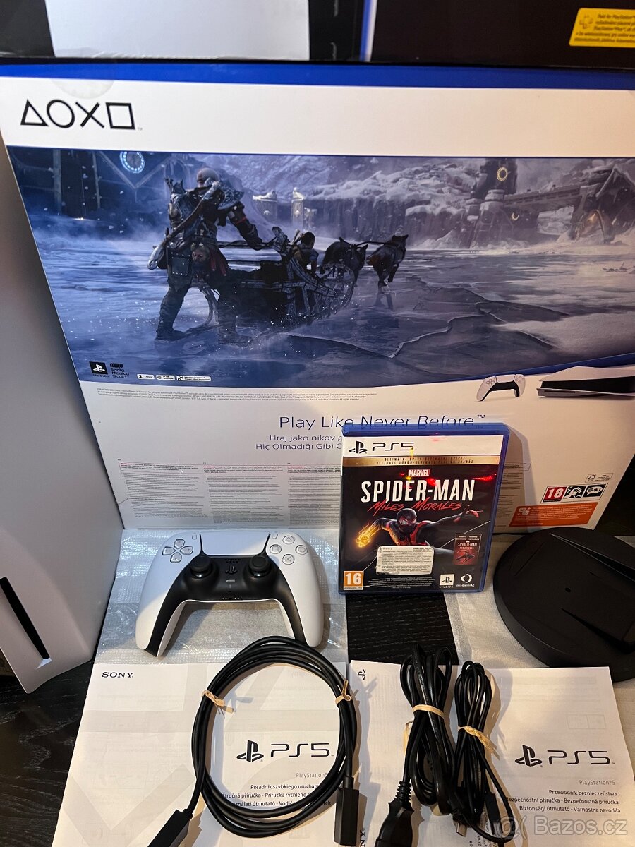 PS5 s mechanikou TOP stav + Spiderman Miles - 2