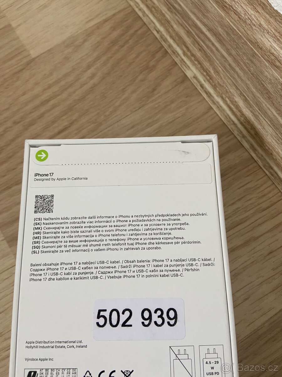 iPhone 17 256GB- NOVY - 2