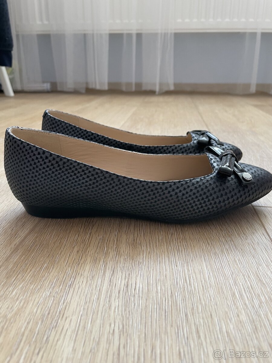 Kožené černé baleríny Geox, vel. 36 - 2