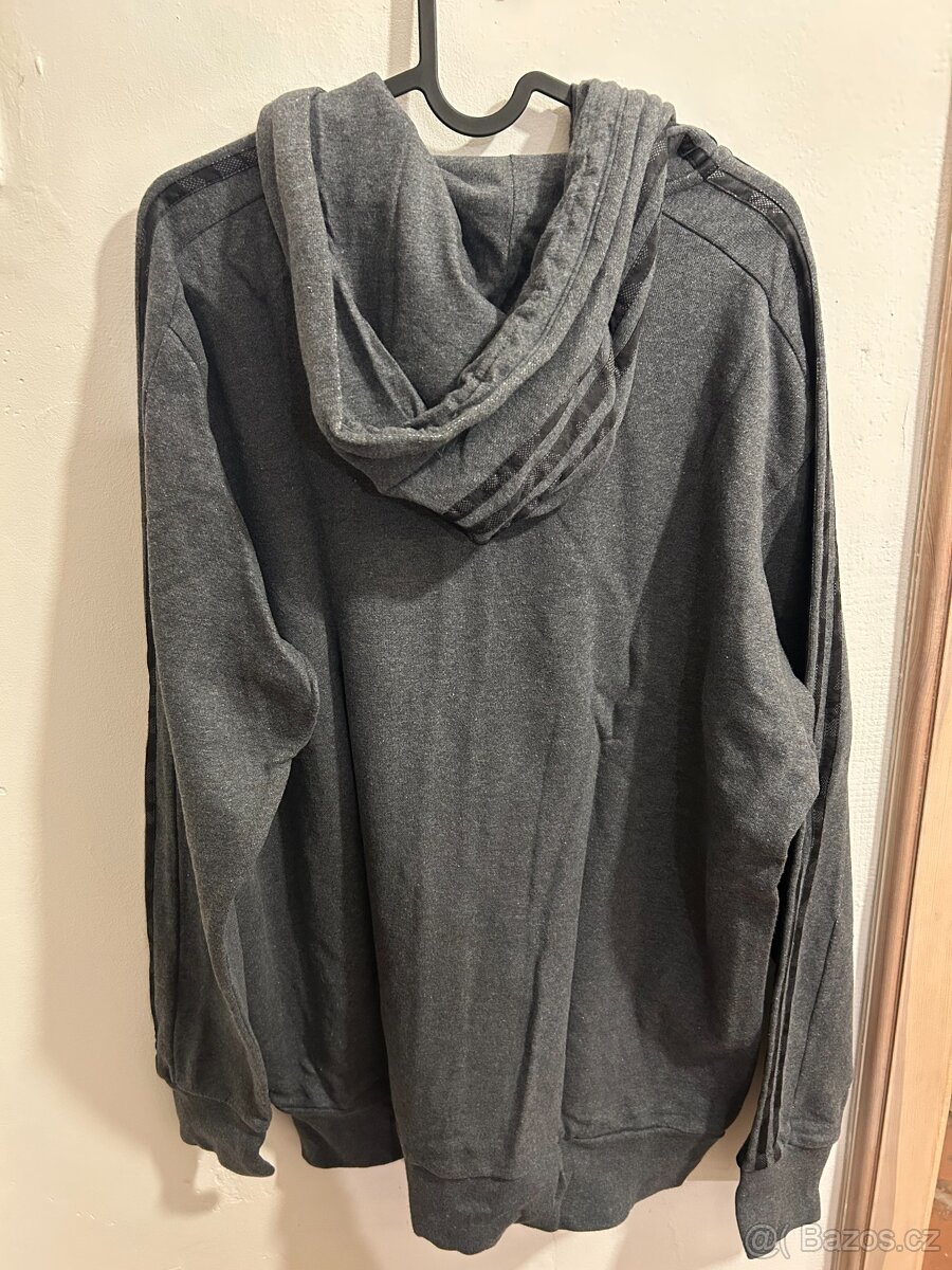 Šedá mikina Adidas vel. L - 2