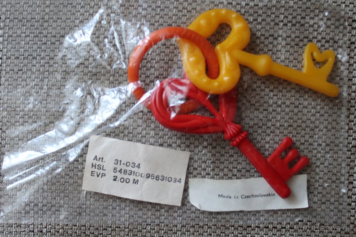 retro hračka klíče - 2