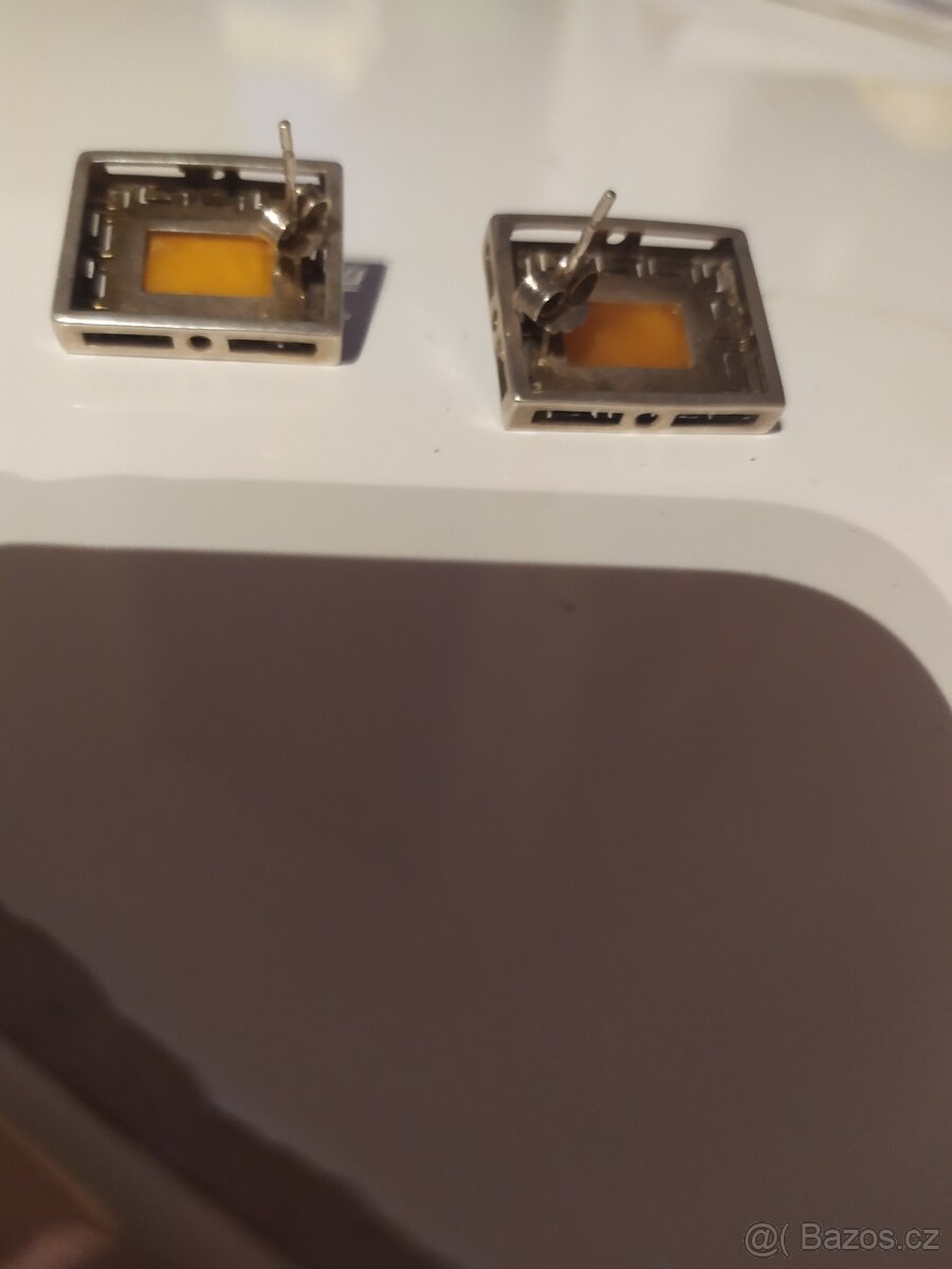 Stříbrné náušnice - 2