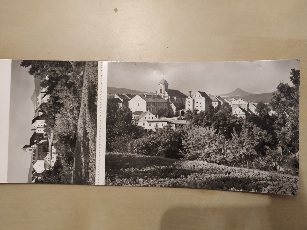 Staré ČB Pohledy Ůštěk -sada - 2
