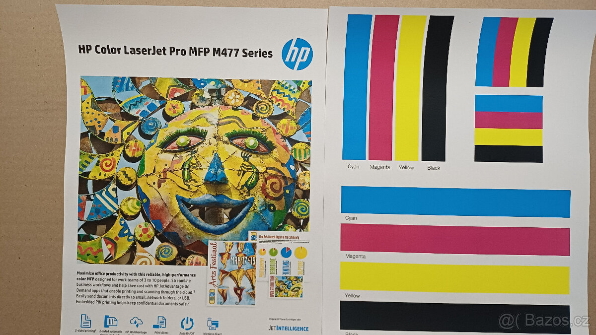 HP Laserjet M477FDN| barevná | Duplex | LAN | nové tonery - 2