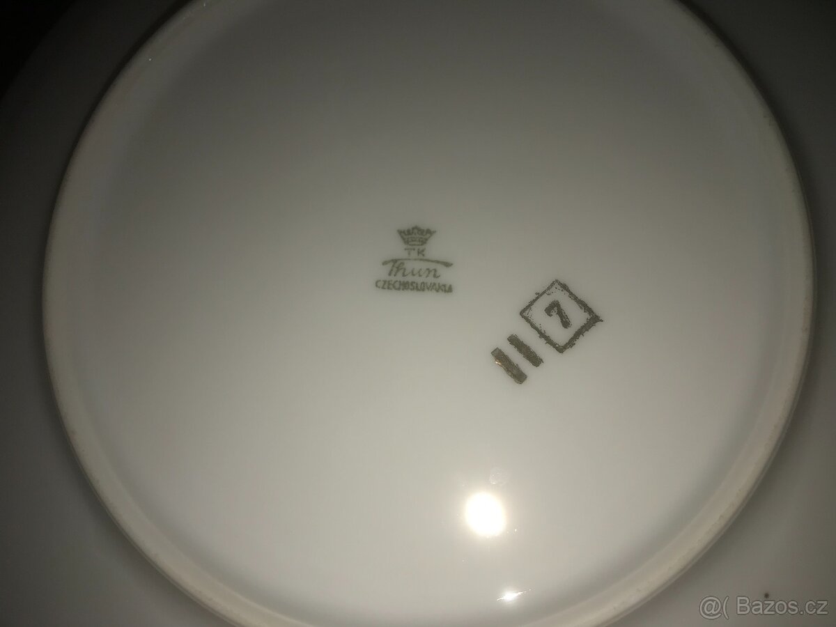 Ručně malované tálíře mělké THUN 6ks - 2