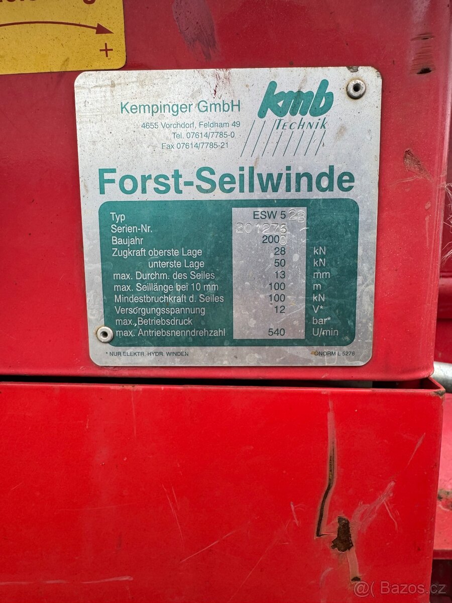 Lesní naviják na dálkové ovládání - 2