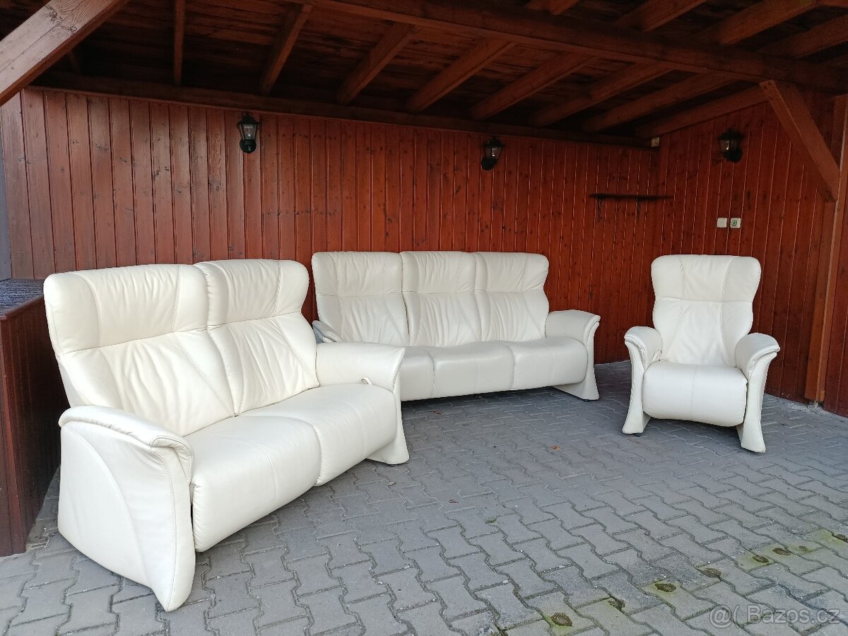 HIMOLLA kožená sedací souprava 3,2,1 - 2