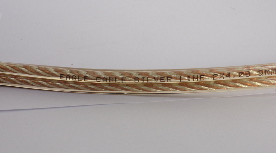 EAGLE CABLE SILVER LINE, Hi-End reprokabel 2 x 4,0 mm - 2