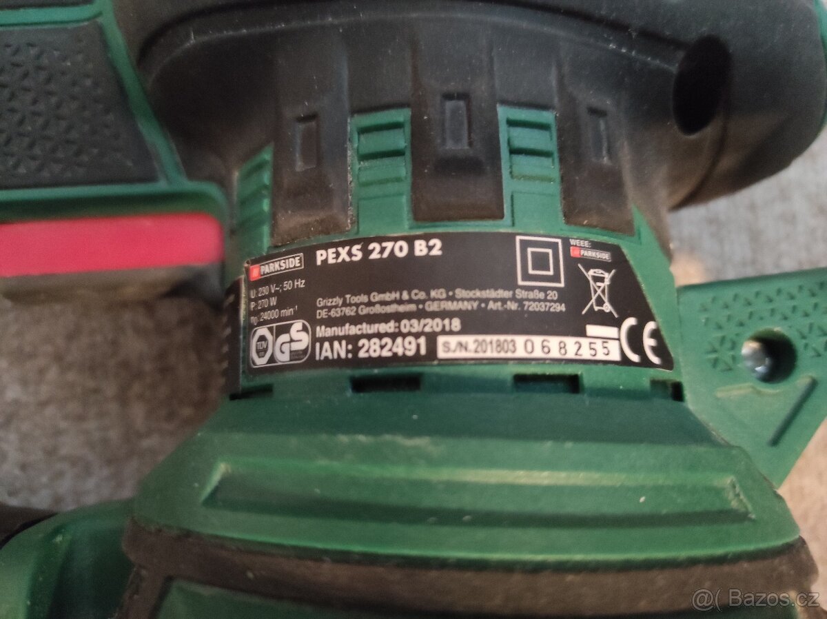 Prodám excentrickou brusku Parkside PEXS 270 B2 - 2