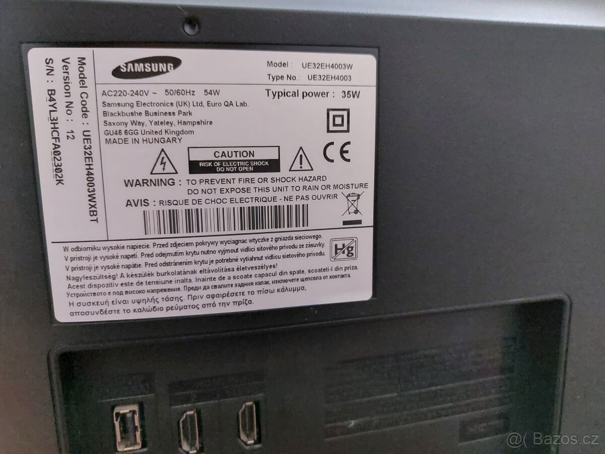 TV SAMSUNG (není smart) - 2