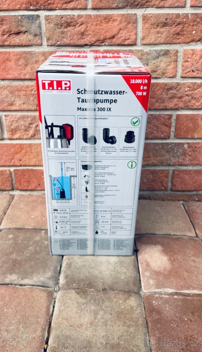 Ponorné čerpadlo TIP Maxima 300 IX, nové - 2