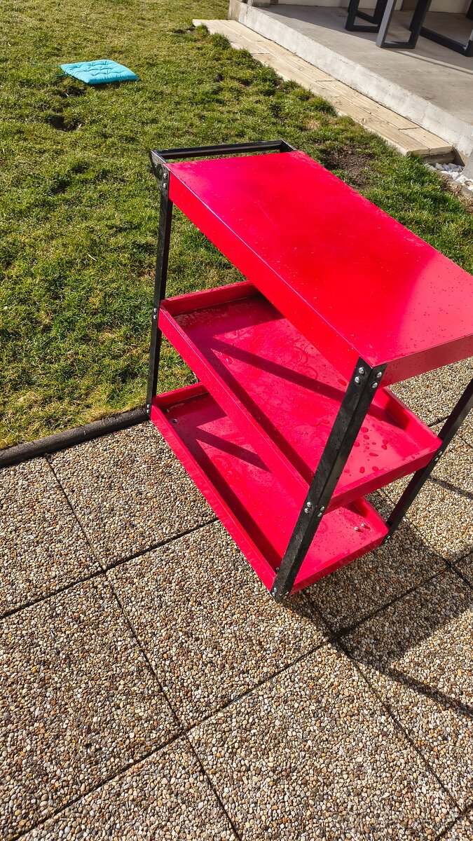 Dílenský vozík na nářadí s kolečky - 2