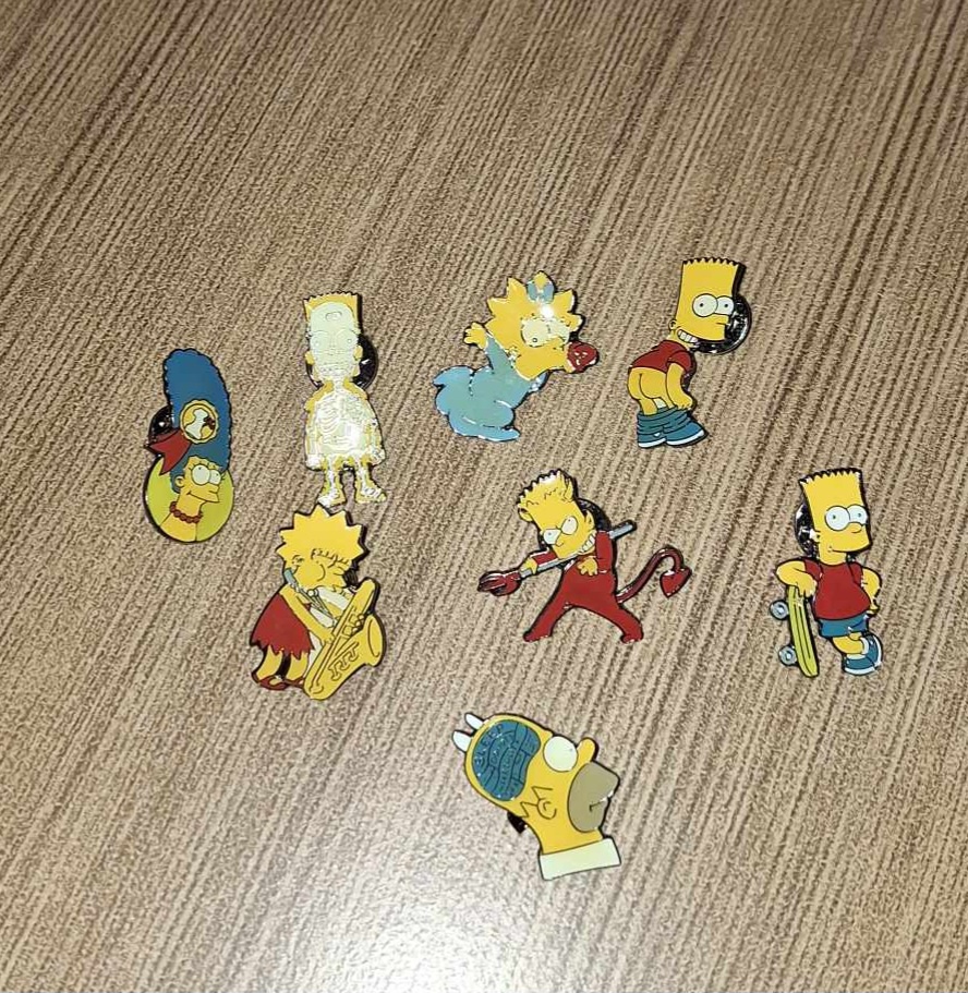 Připínáčky Simpsonovi nové - 2