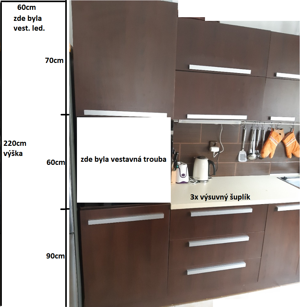 kuchyn sestava - dekor wenge - 2