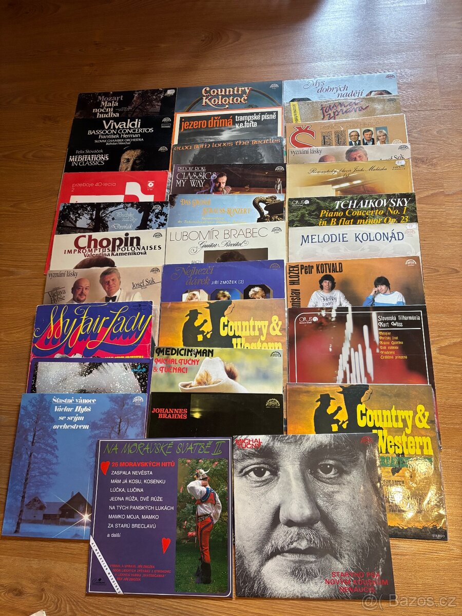 32 kusů LP desky vinyl - 2