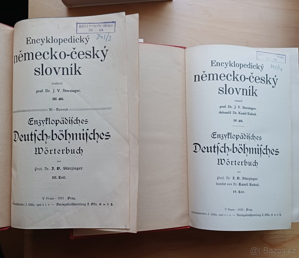 Ottovy velké slovníky III. a IV. díl - 2