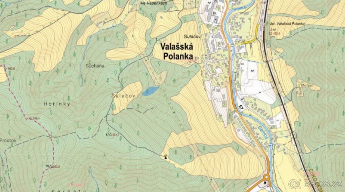 Prodám lesní pozemek v k.ú. Valašská Polanka - 2