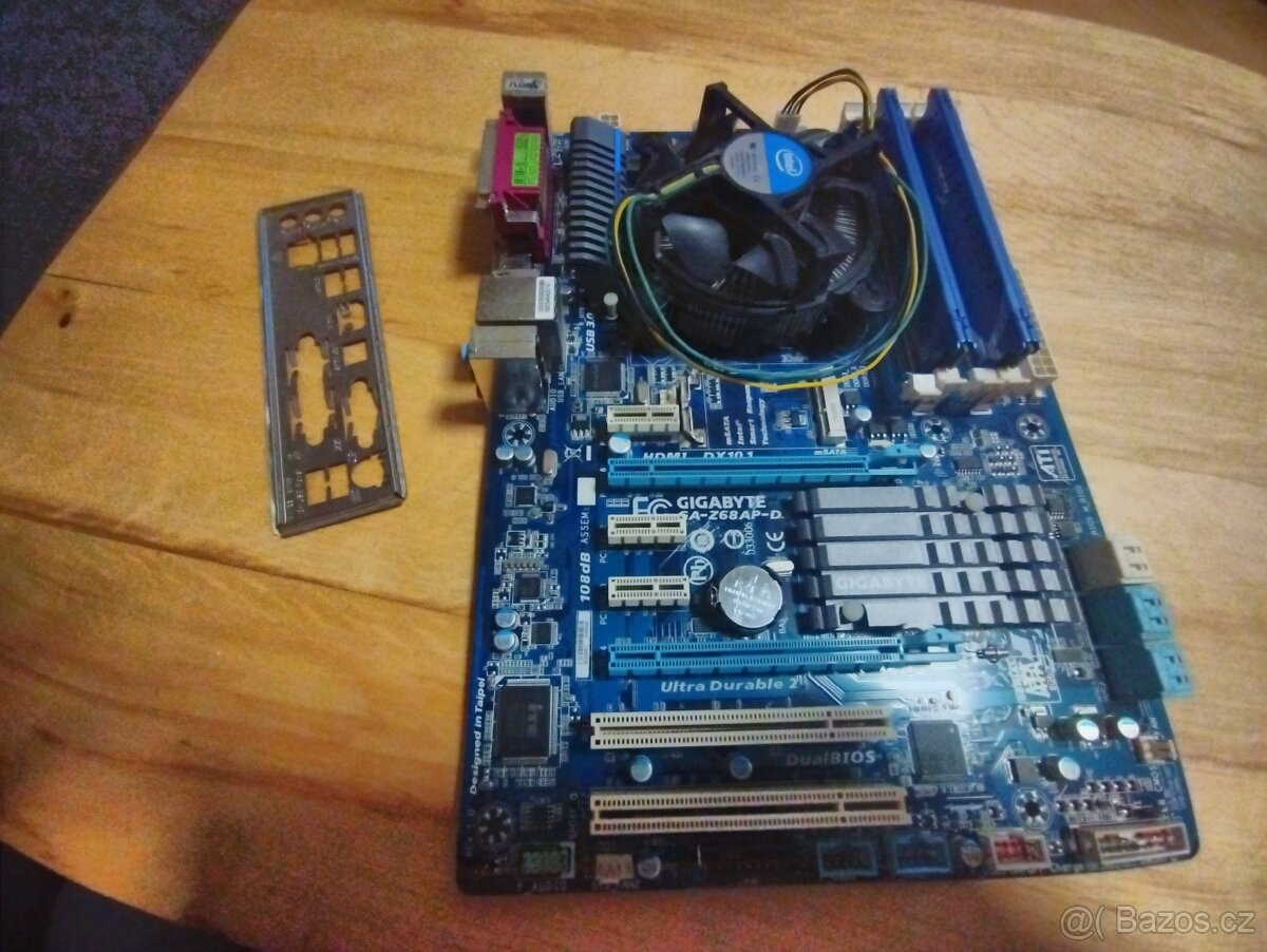 Intel Core I5 2500, Gigabyte Ga-Z68ap-d3, Kingstone 2x4gb - 2