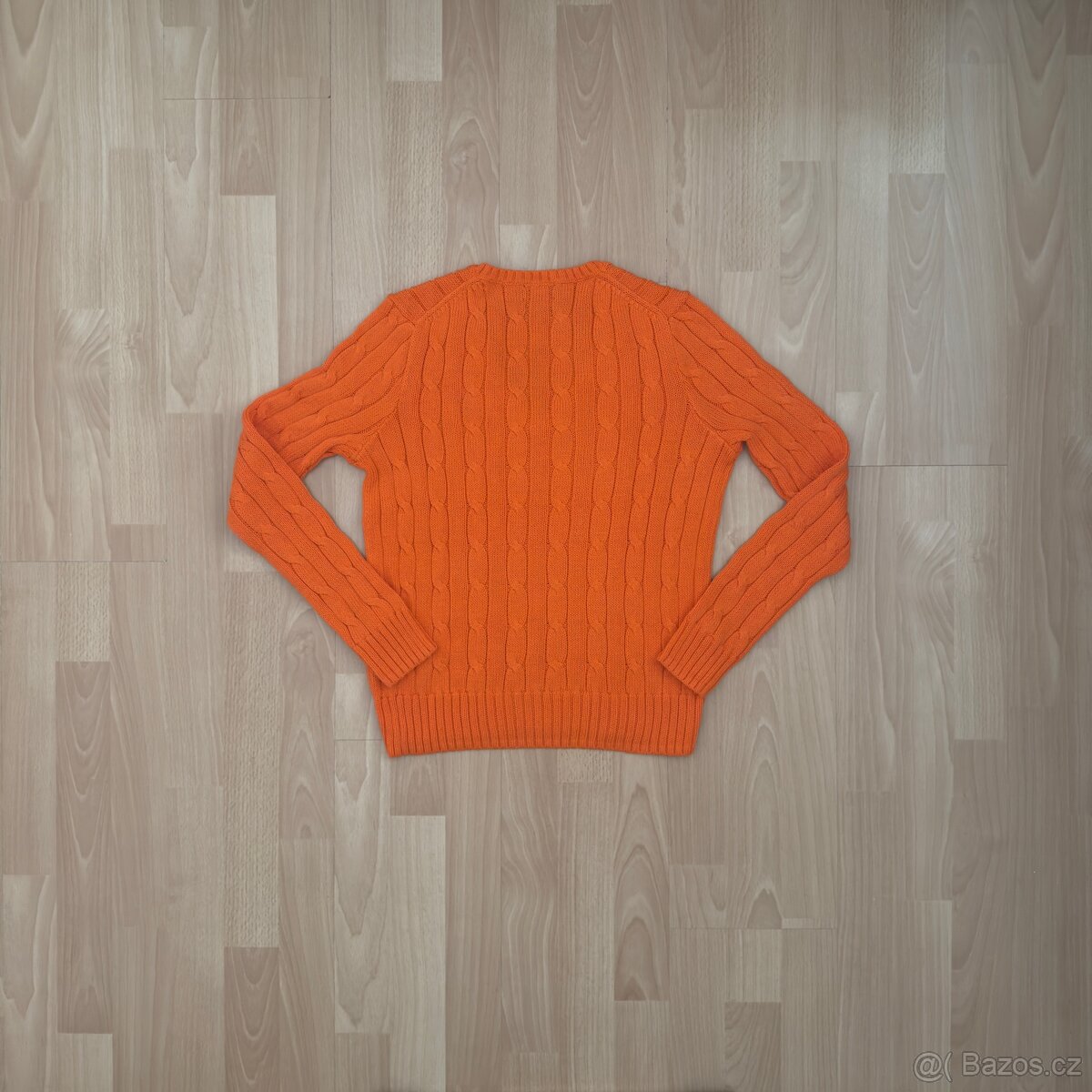 Ralph Lauren Polo oranžový dámský svetr | výborný stav - 2