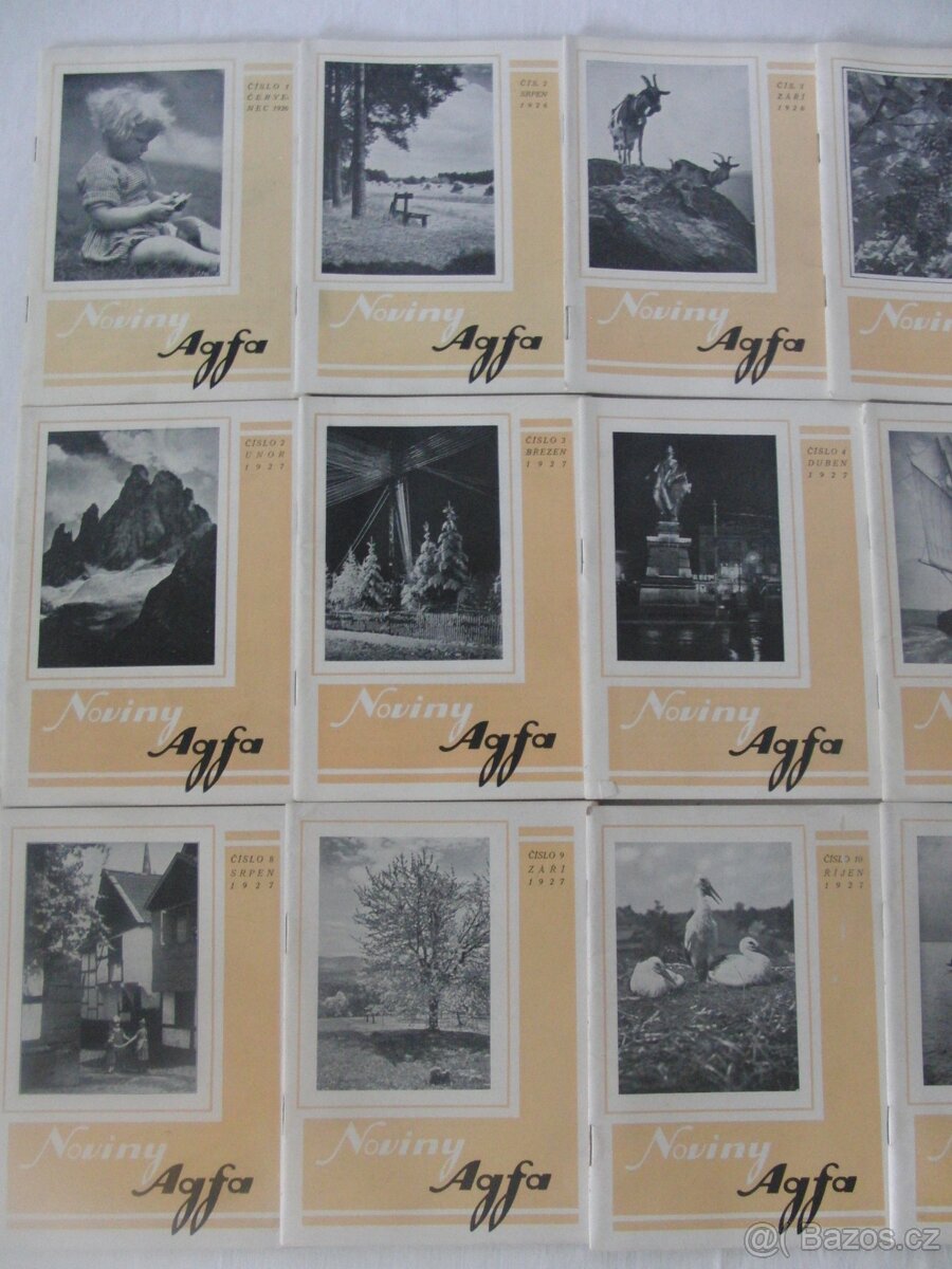 Noviny Agfa 1926-1927 - komplet vše co vyšlo. - 2