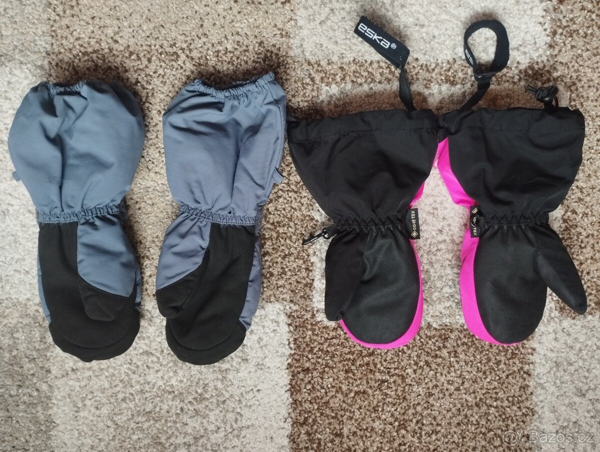 Zimní rukavice Reima vel. 6, ESKA vel.2. (1-2 roky) - 2