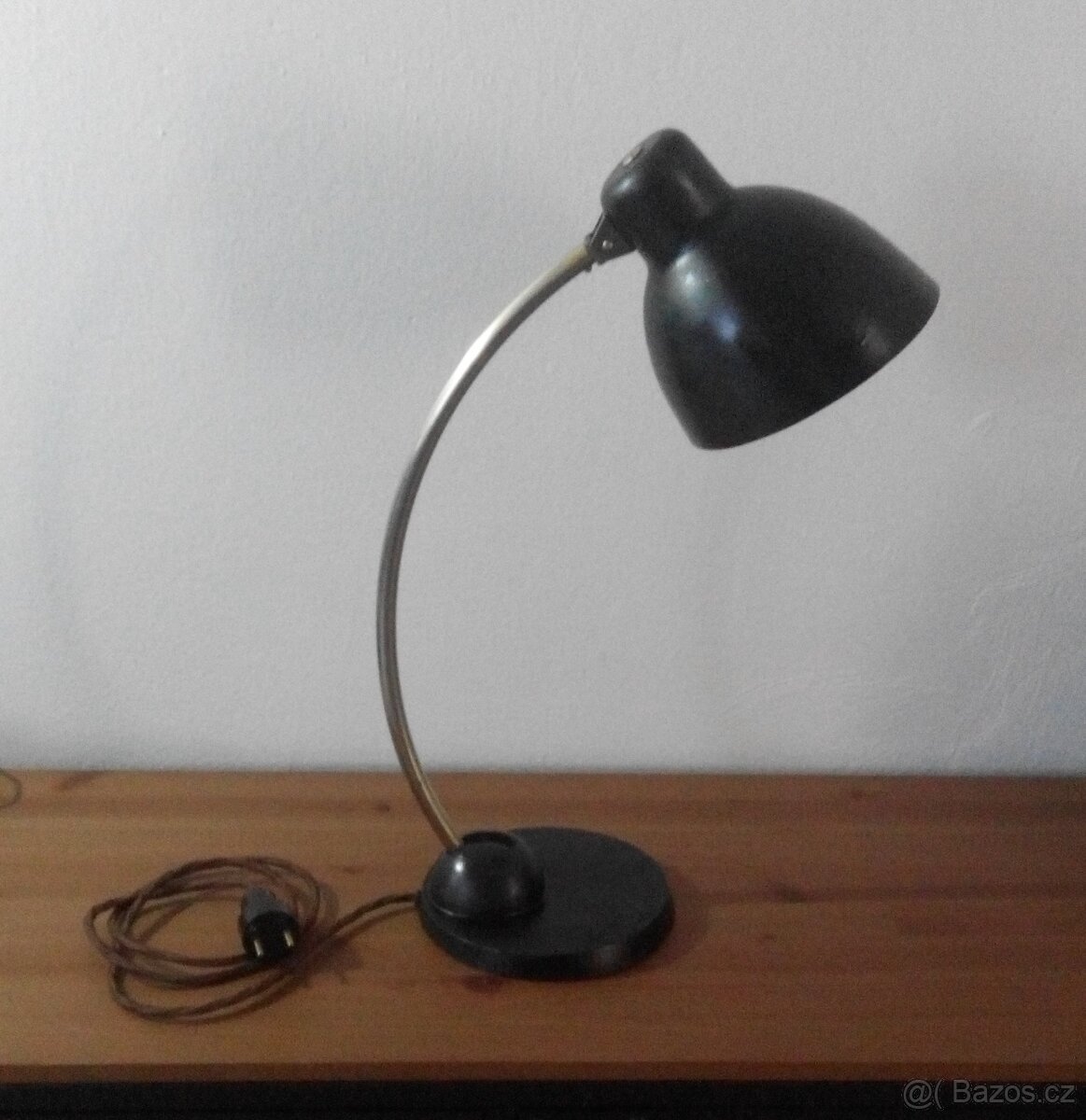 Starožitná industriální stolní lampa Bauhaus - sleva - 2