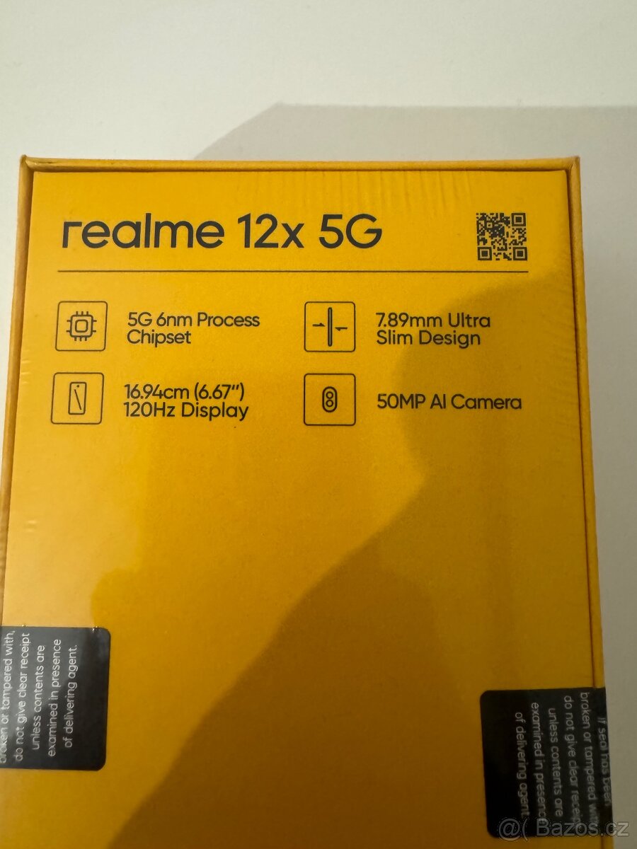 Realme 12x 5G 128GB černý nový nerozbalený - 2