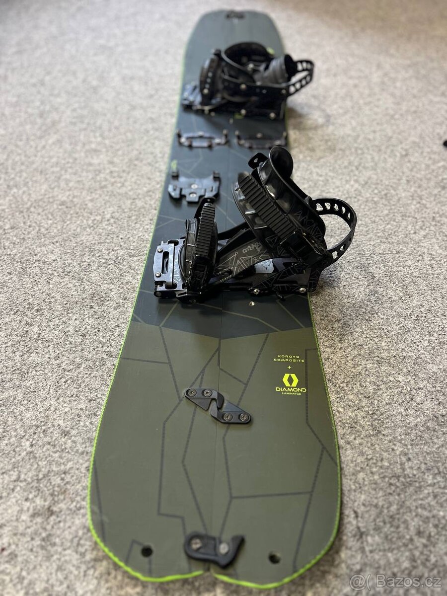 Komplet Splitboard NITRO 150cm i vázání a hůlky - 2